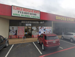 Front entrance of 45 North Medical Clinic in Houston, TX